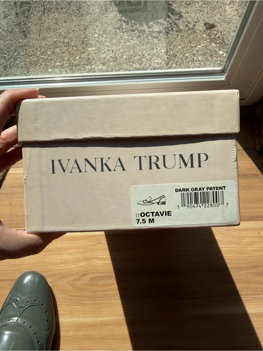 Ivanka Trump Grey Patent Leather Women's Loafers